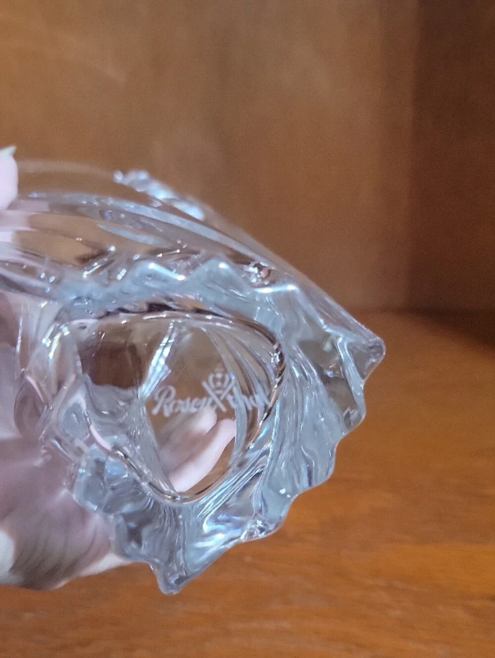 Rosenthal 24% Lead Crystal Triangle Delta 